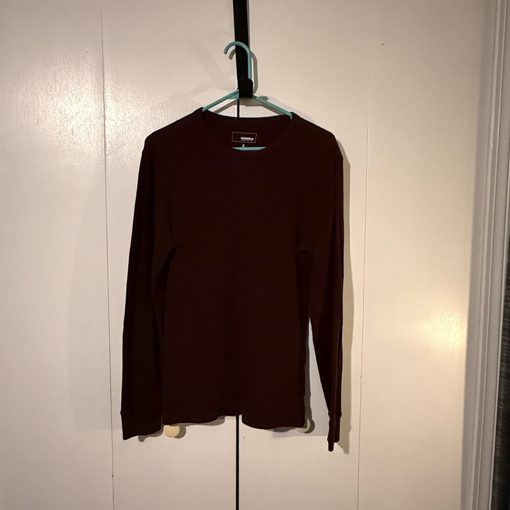 Sonoma Men’s Chocolate Brown Cotton Top